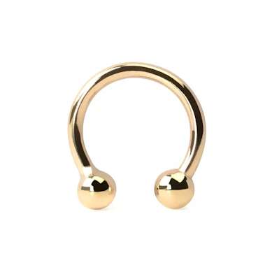 Fer à cheval en or 14 carats