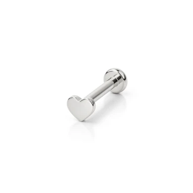 Labret en titane avec filetage interne et plusieurs designs