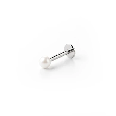 Labret perle en acrylique avec couleur au choix