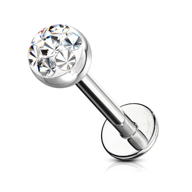 Labret avec dome en pierres