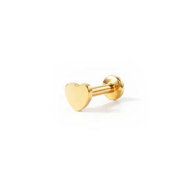 Labret avec design coeur