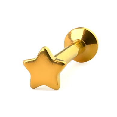 Labret avec un design en forme d'étoile