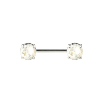 Barbell pour le téton avec effet lave