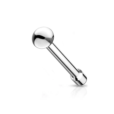 Stud de nez avec une demi boule