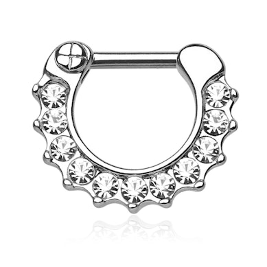 Septum avec bordure en pierre