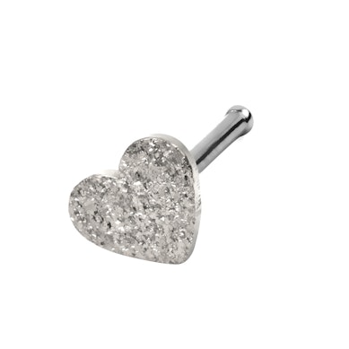 Tige de nez avec un cœur effet diamant