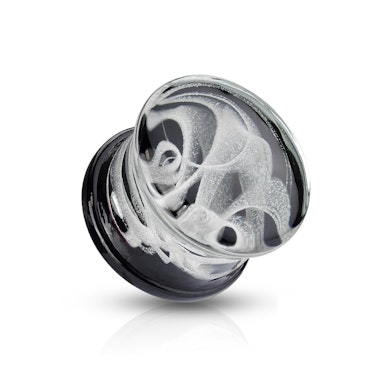 Plug en verre avec motif fumée