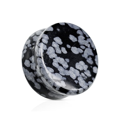Plug obsidien flocon de neige