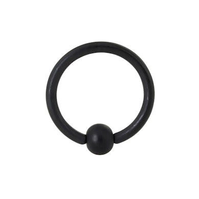 Anneau BCR couleur noir mat