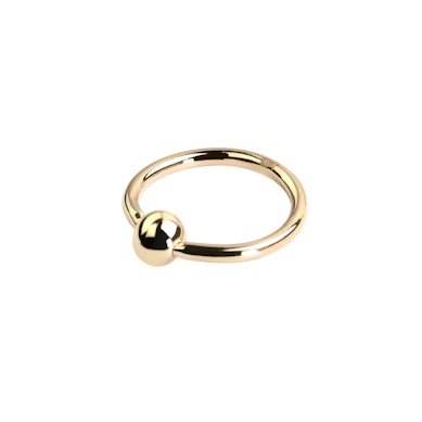 Anneau captif en or 14 carats