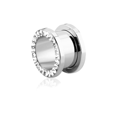 Tunnel avec bordure en pierre et principe de vis