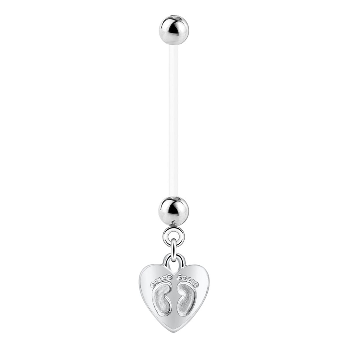 Confortable piercing pour le nombril de femme enceinte