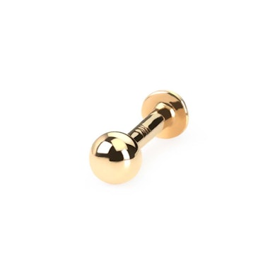 Labret en or 14 carats