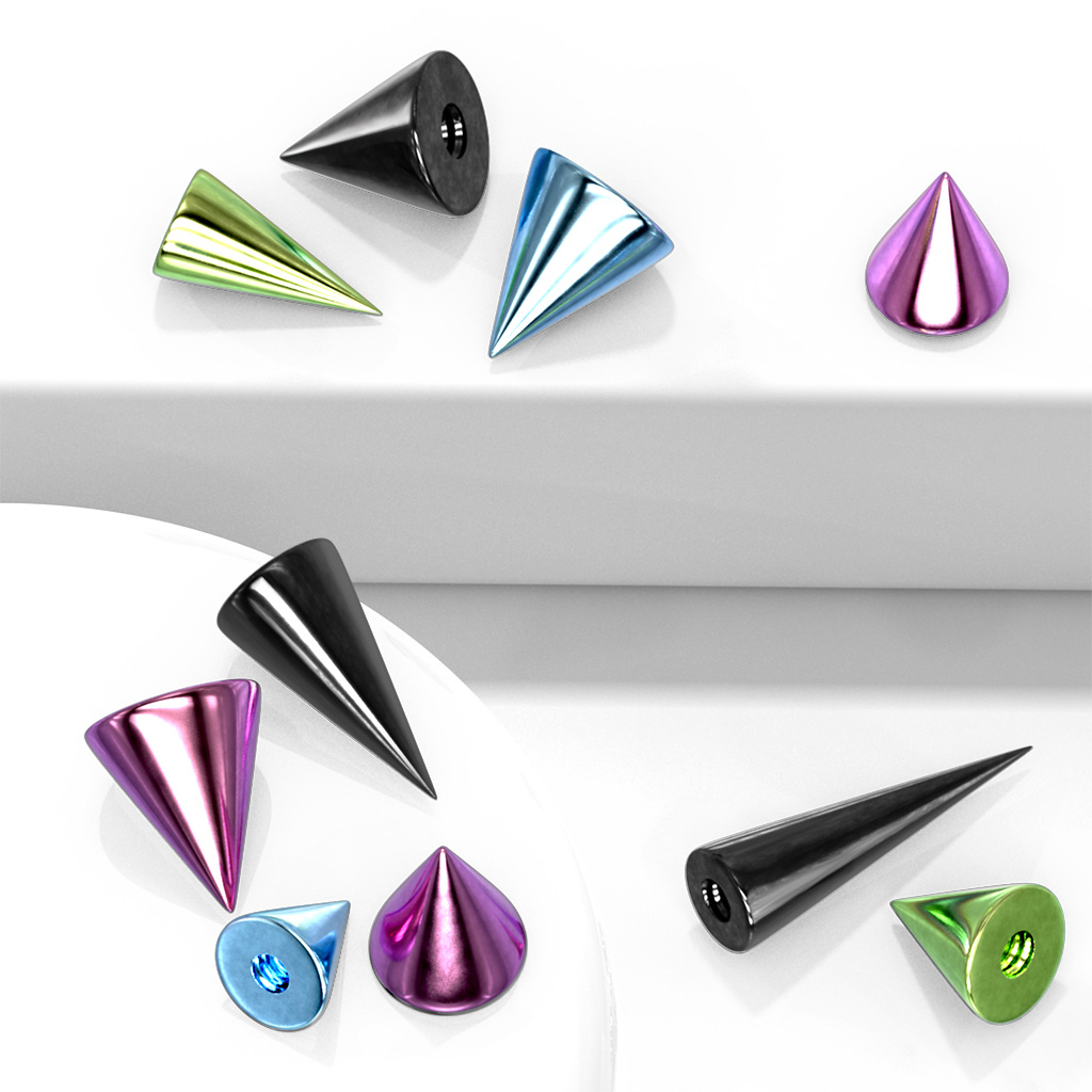 Pointes de remplacement en différentes couleurs et tailles