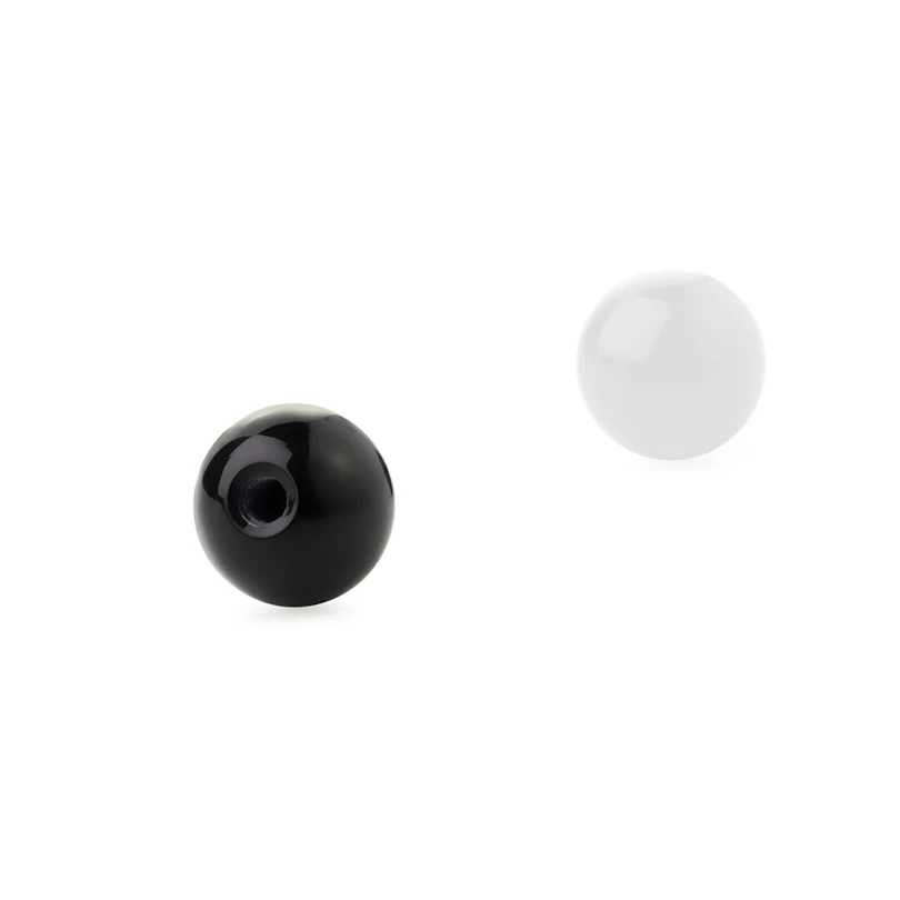 Boule pour piercing en acrylique en différentes tailles et couleurs