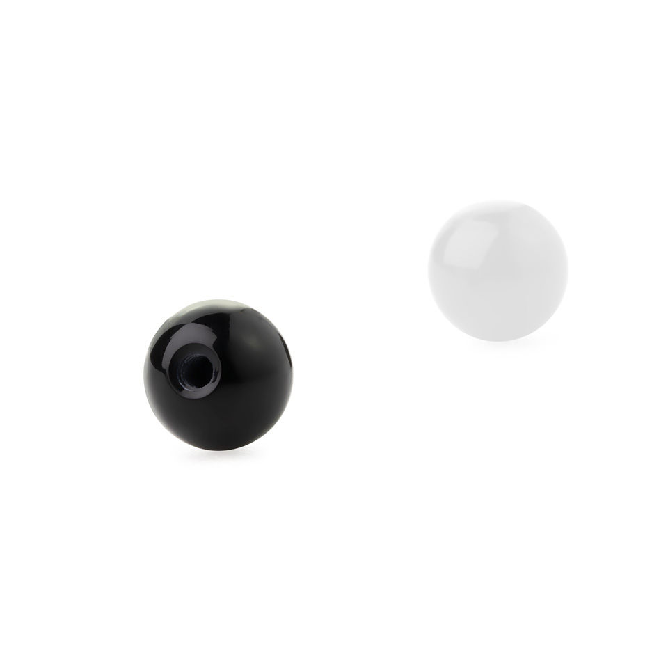 Boule pour piercing en acrylique en différentes tailles et couleurs