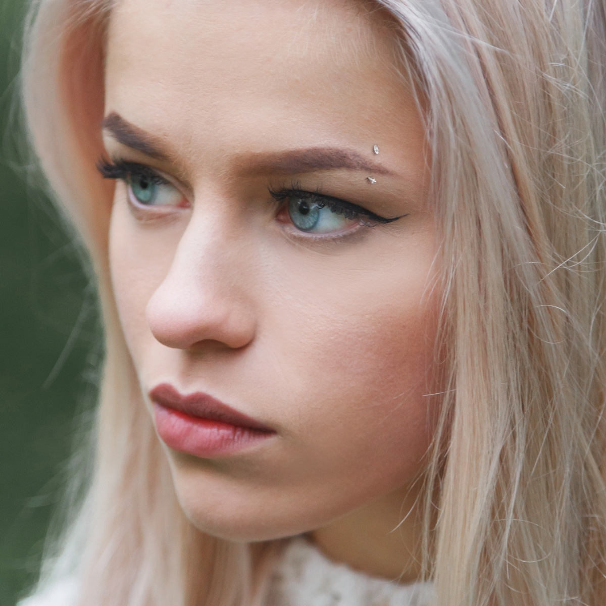 Banane transparente discrète