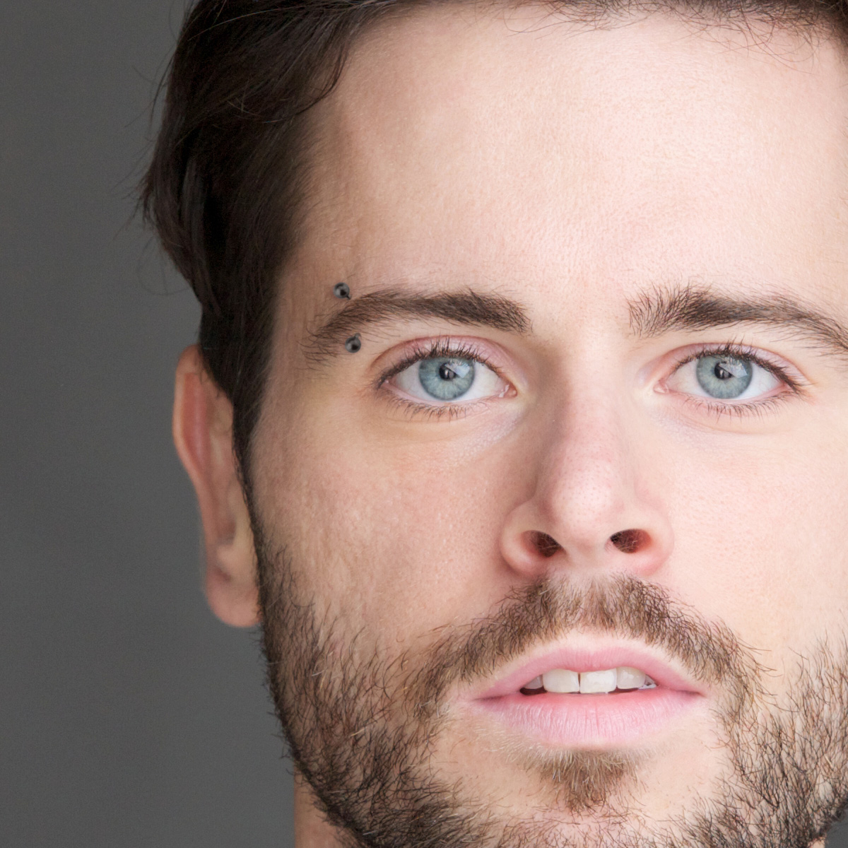 Tige courbée noir mat