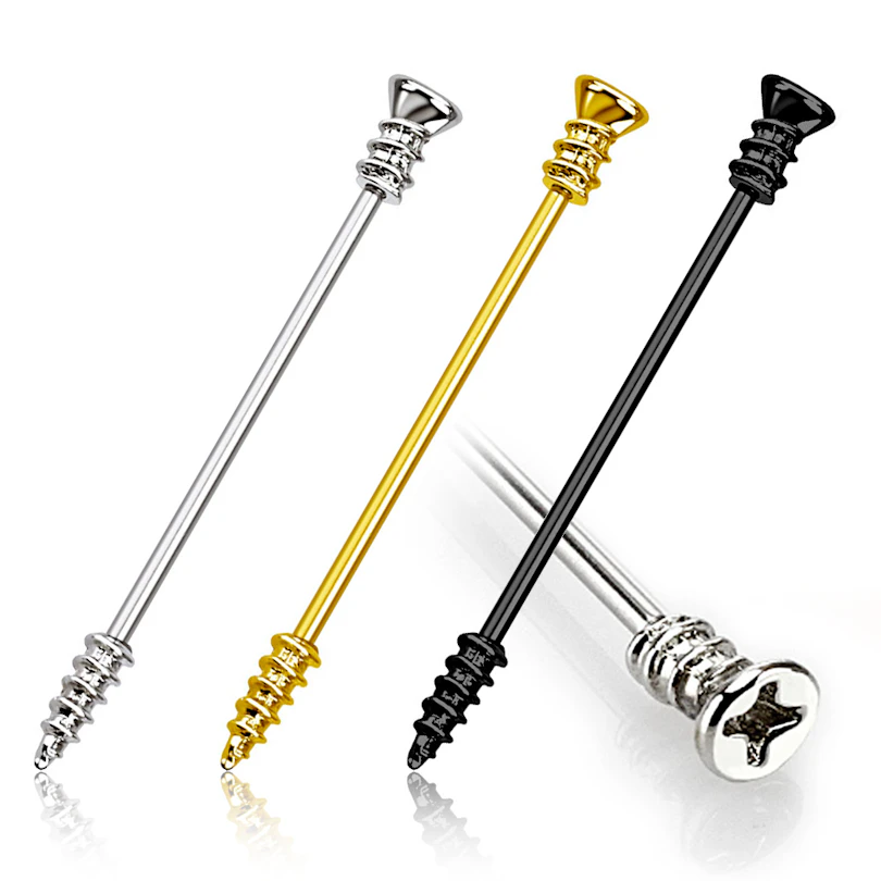 Piercing industriel en forme de vis