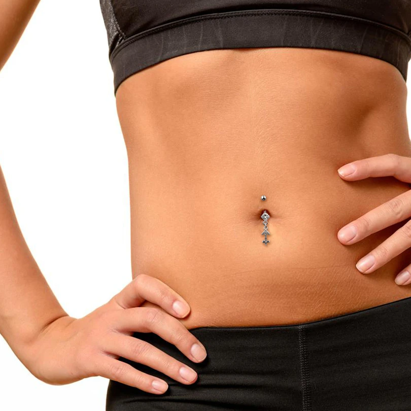 Piercing pour le nombril en différents modèles