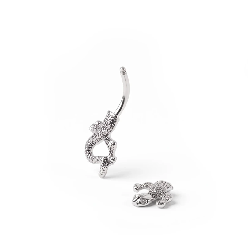 Piercing pour le nombril avec lézards