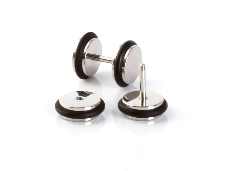 Faux plug simple en acier chirurgical