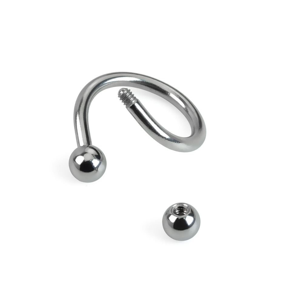 Anneau twister avec boules disponibles en plusieurs couleurs