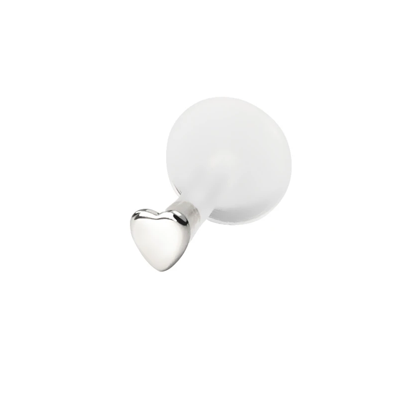 Labret en or 14 carats avec partie supérieure en forme de cœur-Or blanc 14K / PTFE