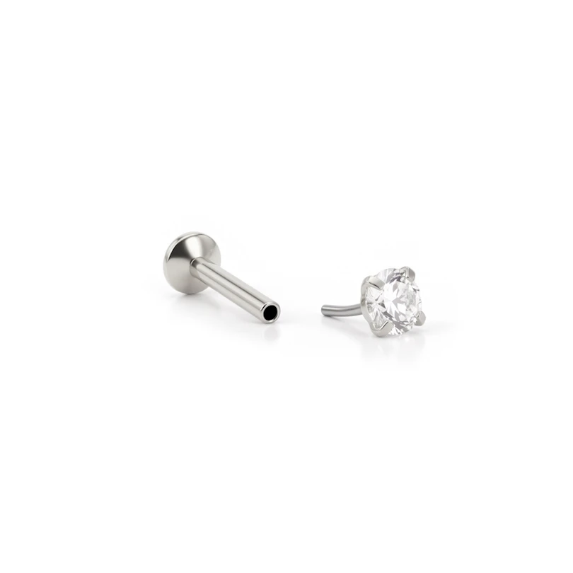 Labret push-in avec une pierre