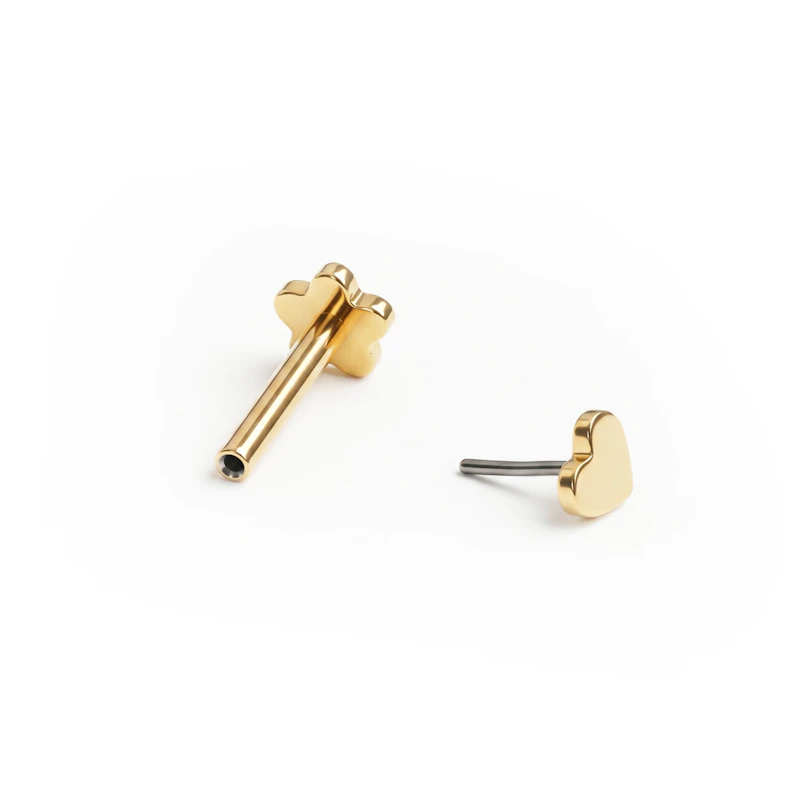 Labret en titane à double extrémité