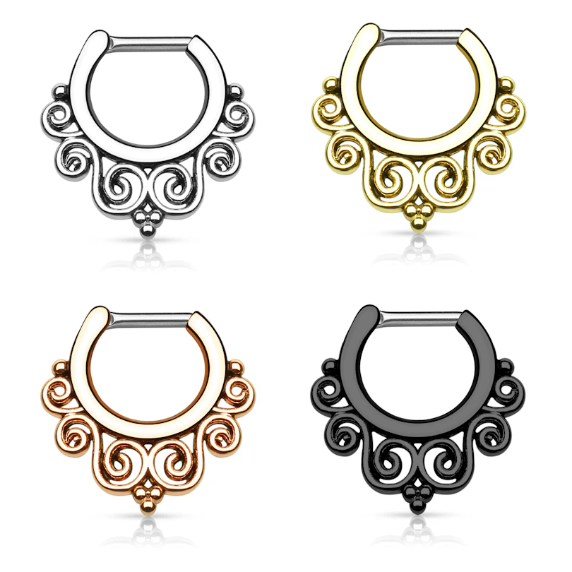 Septum avec torsions