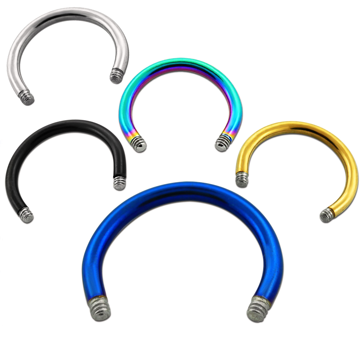 Fer à cheval pièce détachée en plusieurs tailles différentes