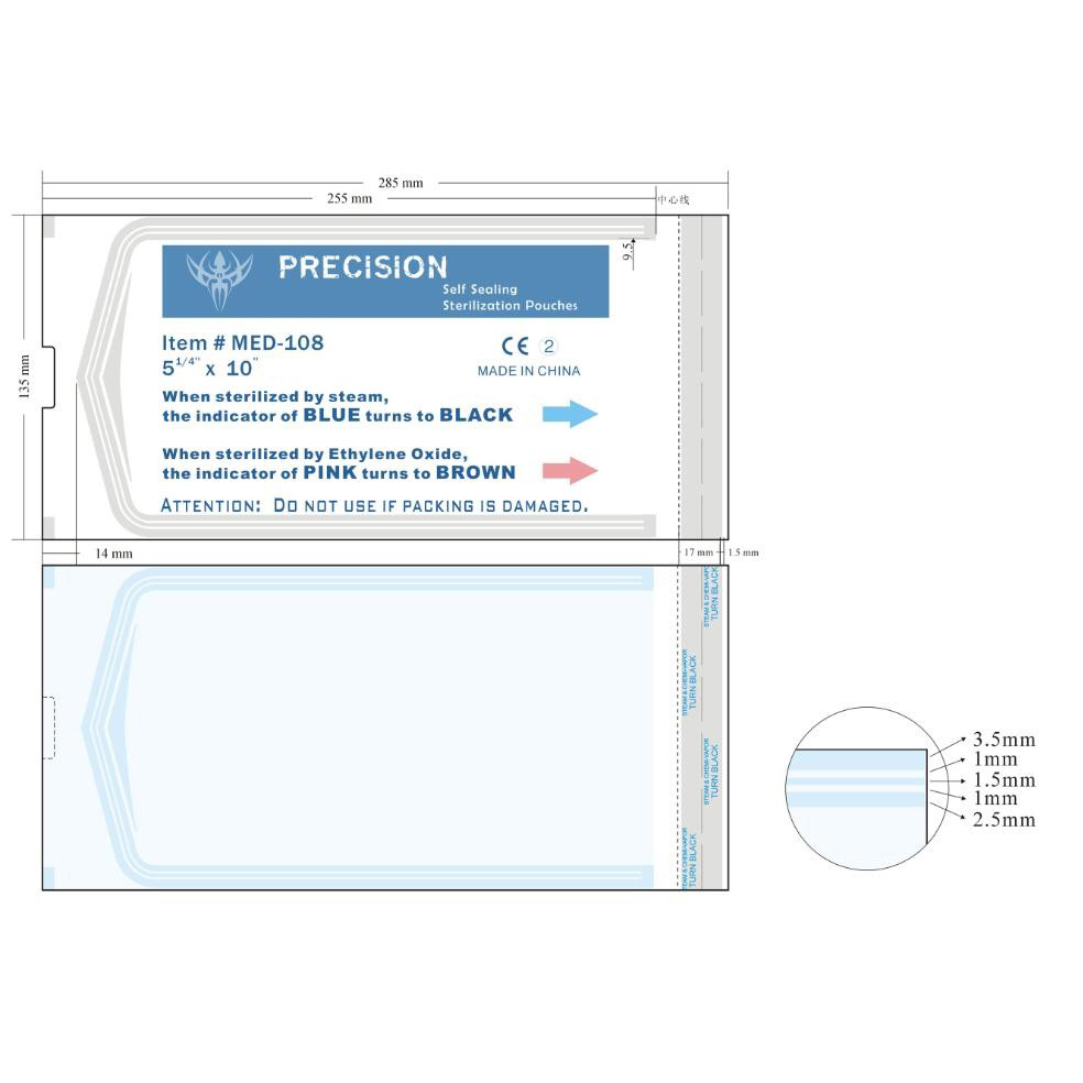 Sacs autoclave pour stérilisation
