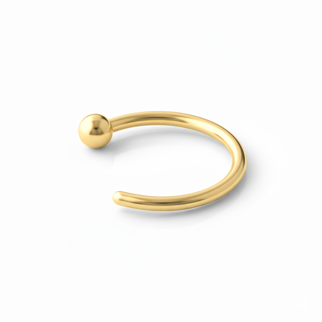 Anneau ouvert en titane