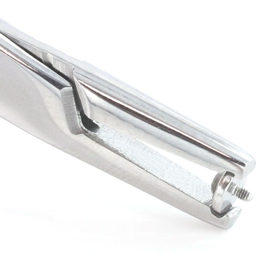 Pince pour disque d'ancre micro-dermale