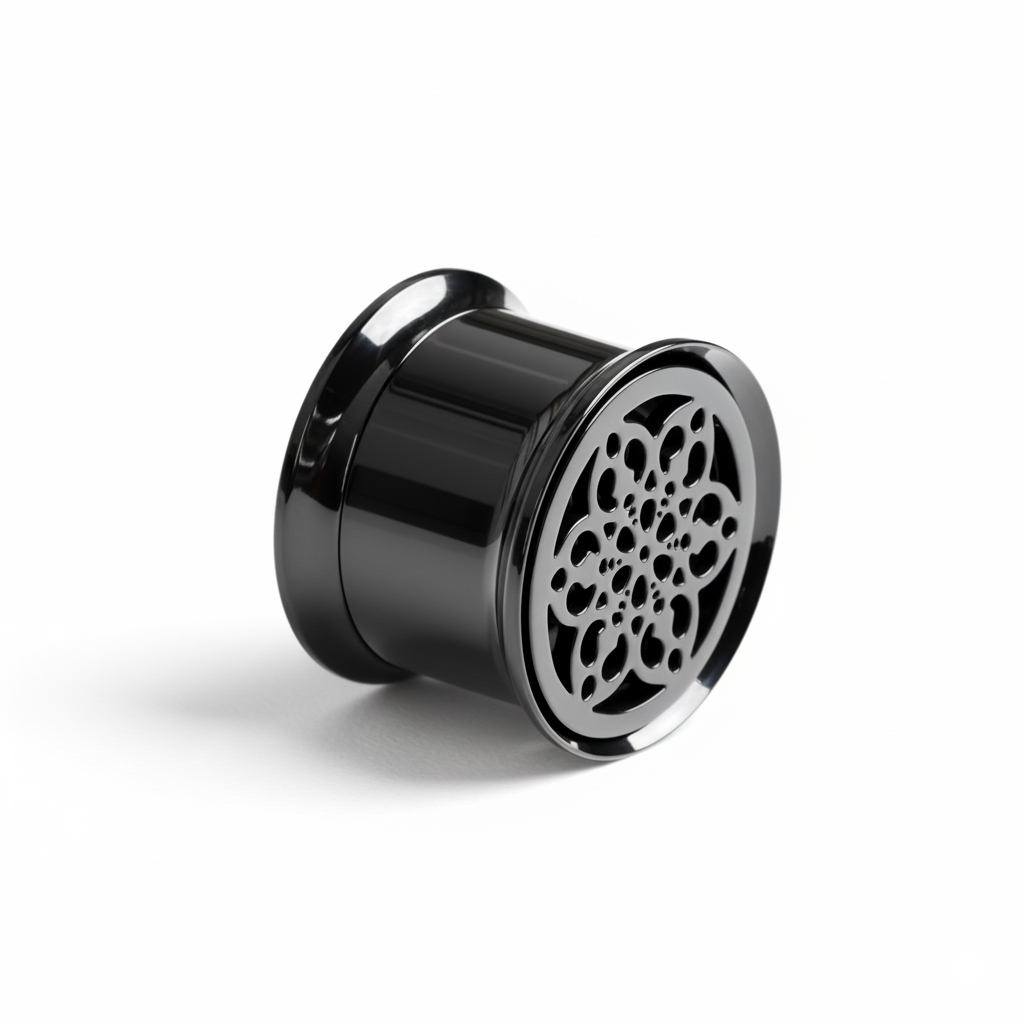 Tunnel avec fleur en filigrane