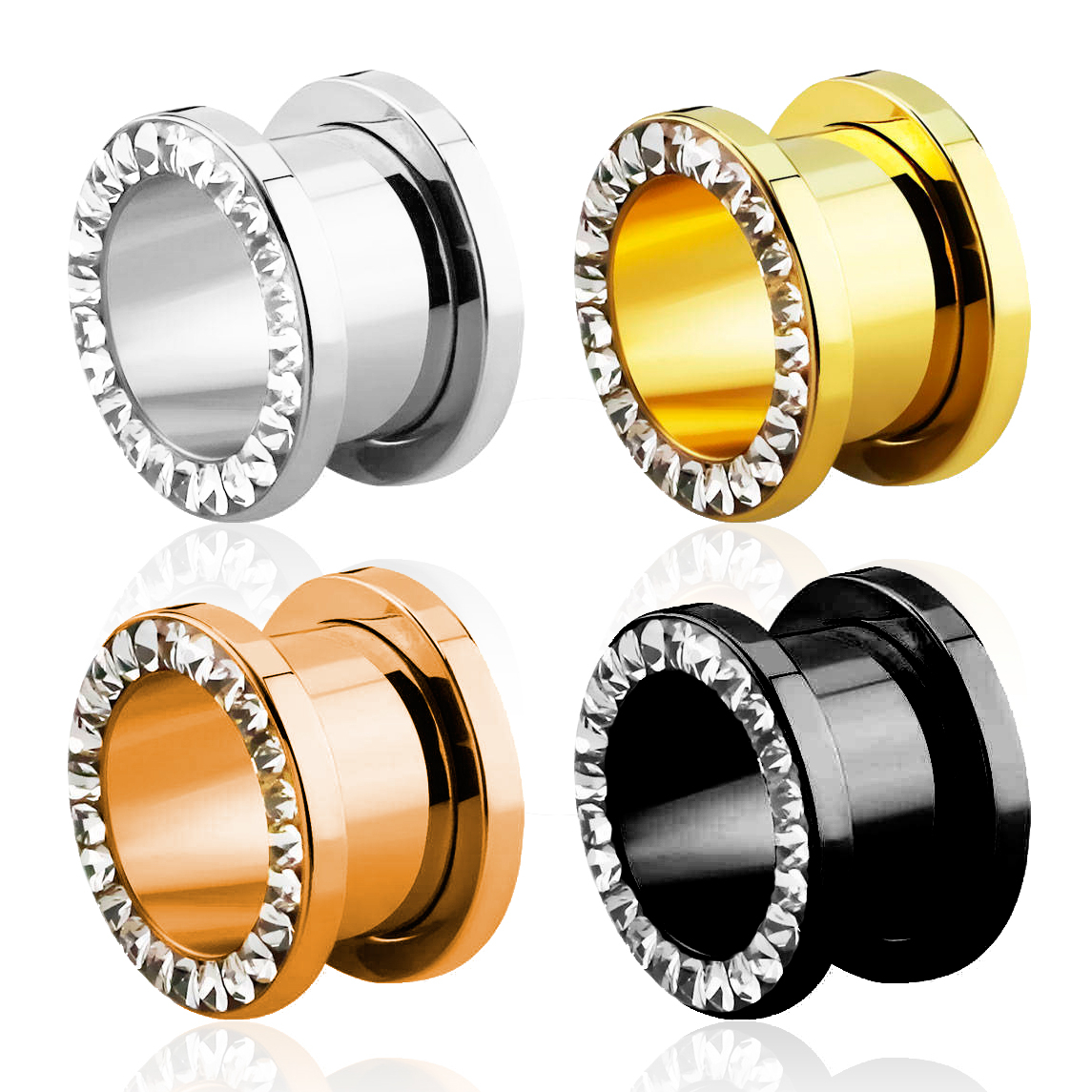 Tunnel avec bordure en pierre et principe de vis