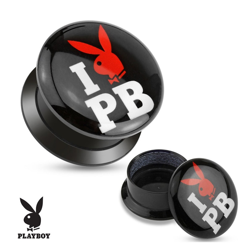 Plug en acrylique avec i love Playboy™