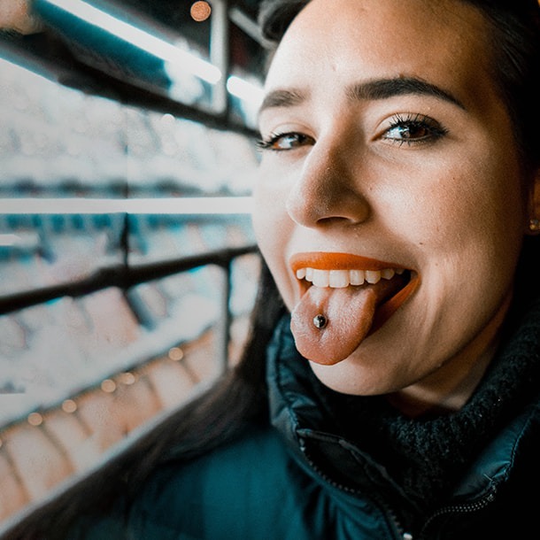 Piercing à la Langue