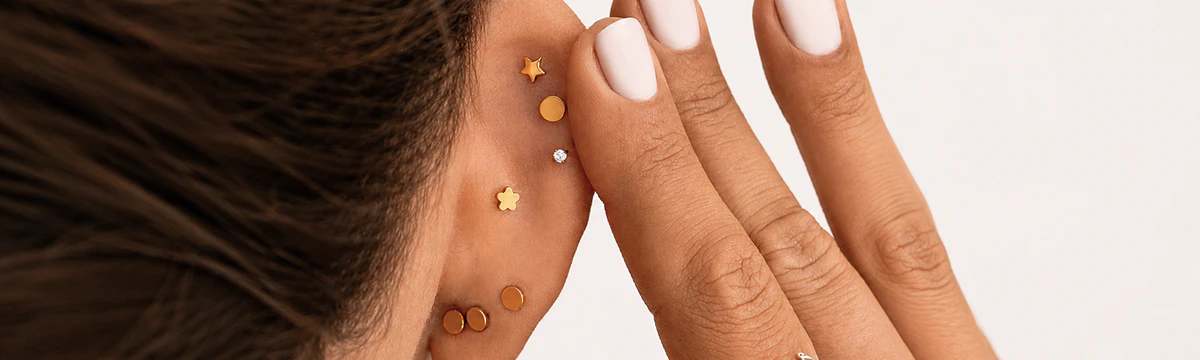 Piercing labret en titane