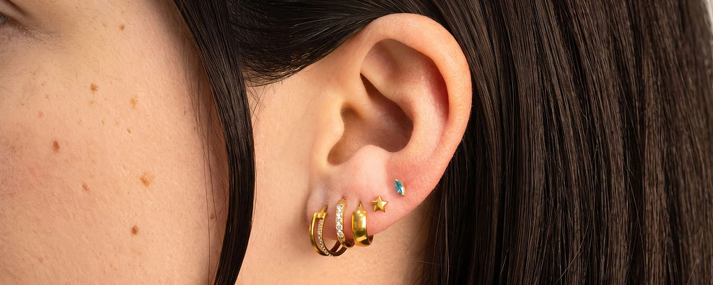 Bijoux en Titane pour les Piercings d'Oreille