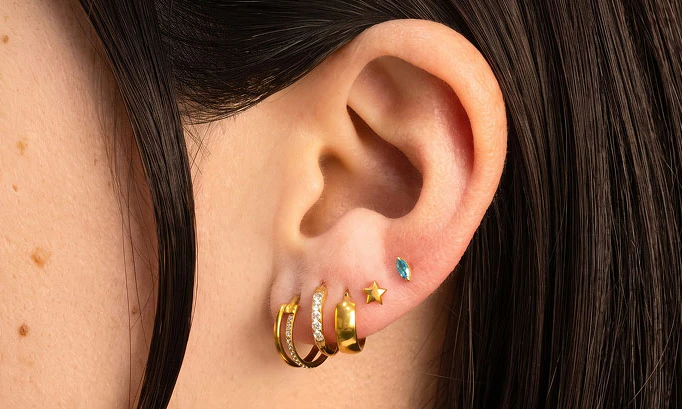 Bijoux en Titane pour les Piercings d'Oreille